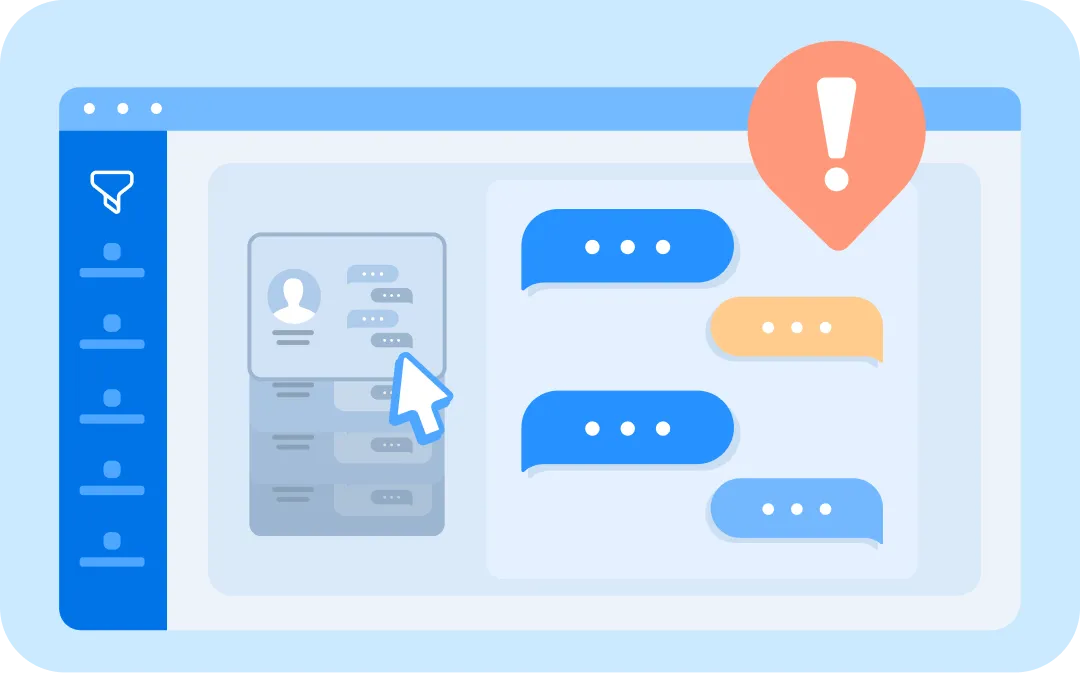 Illustration of a dashboard showing real-time safety alerts for student AI activity