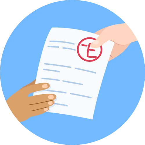 Illustration of a student multitasking with technology during class