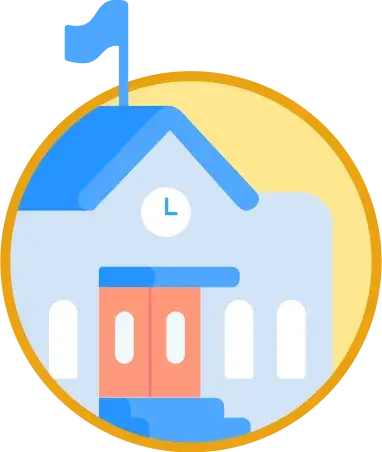 Illustration of a school