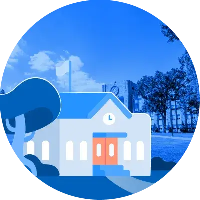 Illustration of school